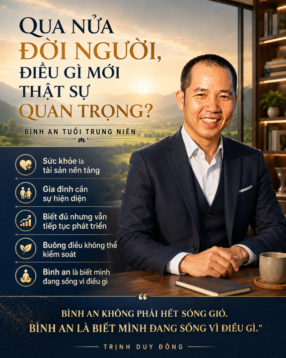 Trịnh Duy Đông với thông điệp về bình an và phát triển bản thân